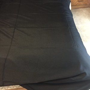 LARGE BLACK TABLE CLOTH-8FTX6FT